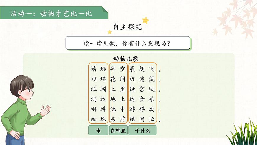 5动物儿歌 第2课时 课件 语文统编版（2024）一年级下册第5页