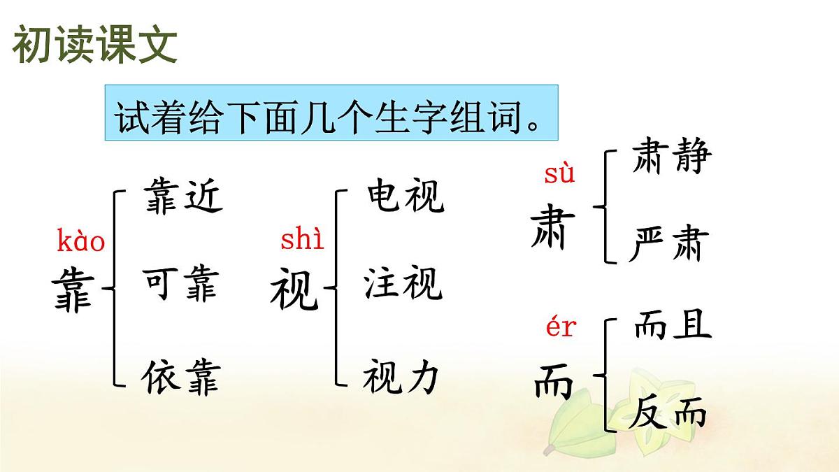 统编版二年级语文下册教学课件《画杨桃》第8页
