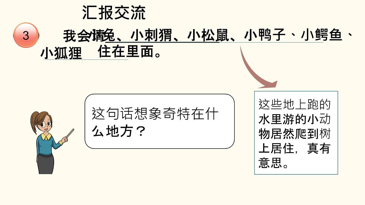 (部编版)小学语文三年级下册第17课《《我变成了一棵树》第2课时 课件第7页