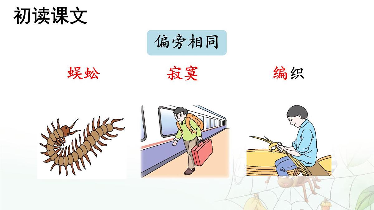 统编版二年级语文下册教学课件《蜘蛛开店》第7页