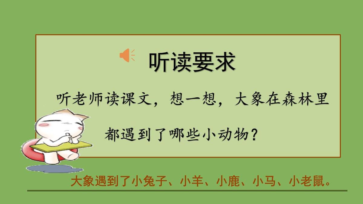 新统编版小学语文二下 课文6 19《大象的耳朵》课件第8页