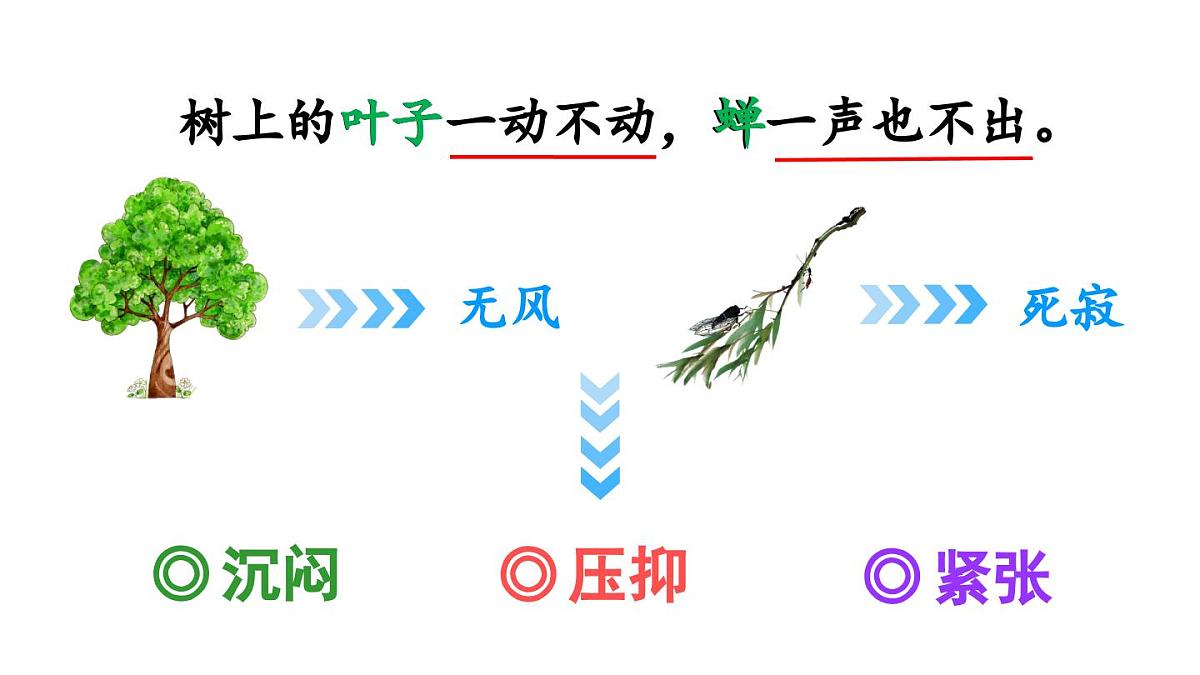 新统编版小学语文二下 课文5 16《雷雨》课件（第二课时）第4页