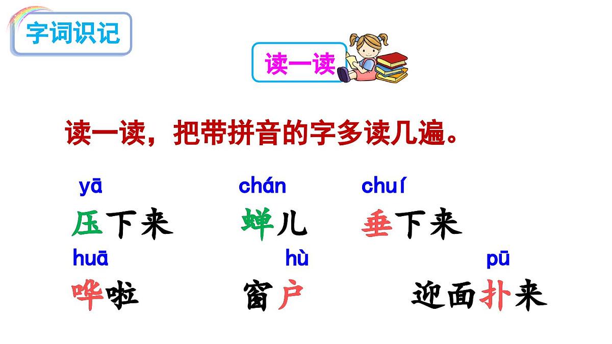 新统编版小学语文二下 课文5 16《雷雨》课件（第一课时）第4页
