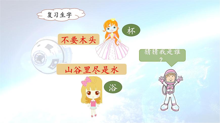 新统编版小学语文二下 课文5 18《太空生活趣事多》课件（第二课时）第5页