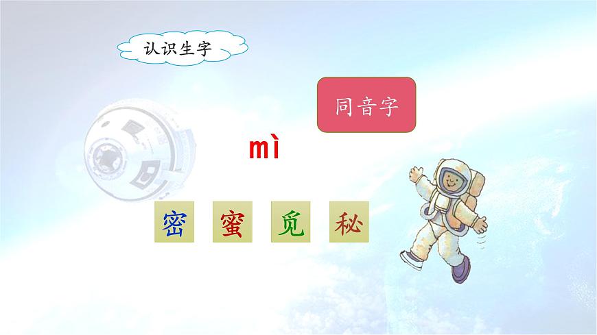 新统编版小学语文二下 课文5 18《太空生活趣事多》课件（第一课时）第6页