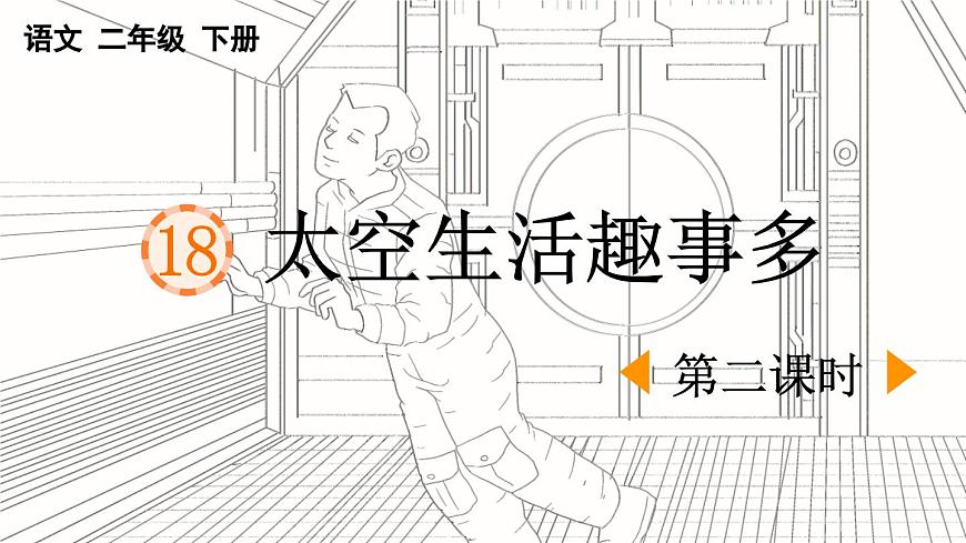 新统编版小学语文二下 课文5 18《太空生活趣事多》课件（第二课时）第1页
