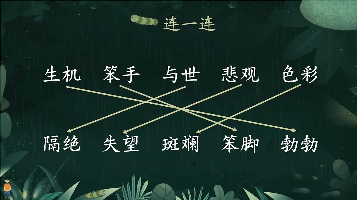 新统编版小学语文二下 课文6 22《小毛虫》教学课件（第二课时）第4页