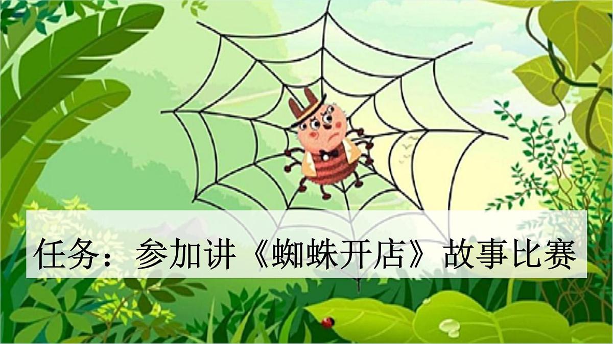新统编版小学语文二下 课文6  20《蜘蛛开店》新课标课件（第一课时）第2页