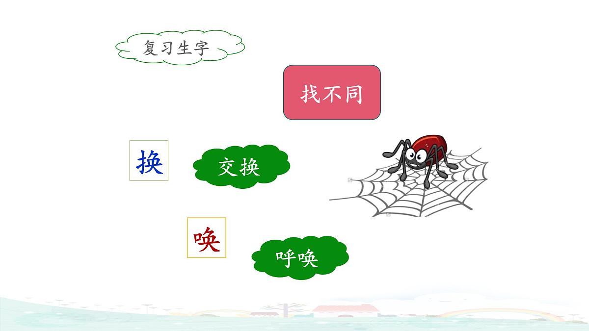 新统编版小学语文二下 课文6  20《蜘蛛开店》课件（第一课时）第7页