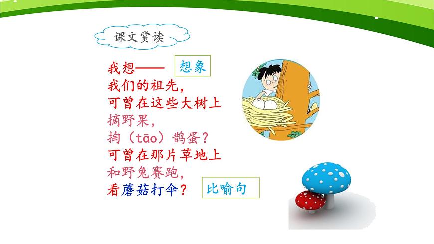 新人教统编小学语文二下 课文7 23《祖先的摇篮》课件（第二课时）第8页