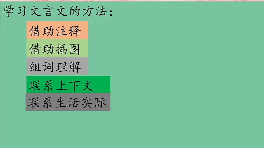 统编版语文三年级下册 第二单元5《守株待兔》课件教案第5页