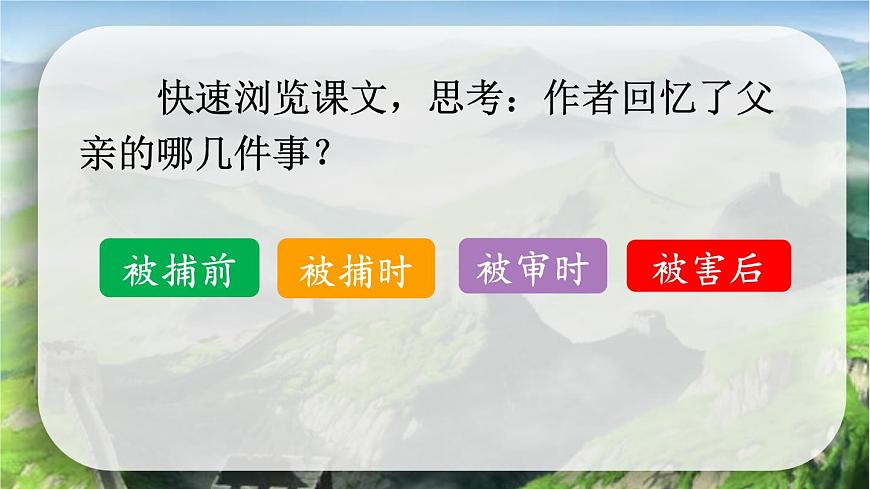 统编版（2024）六年级语文下册11十六年前的回忆第2课时课件第2页