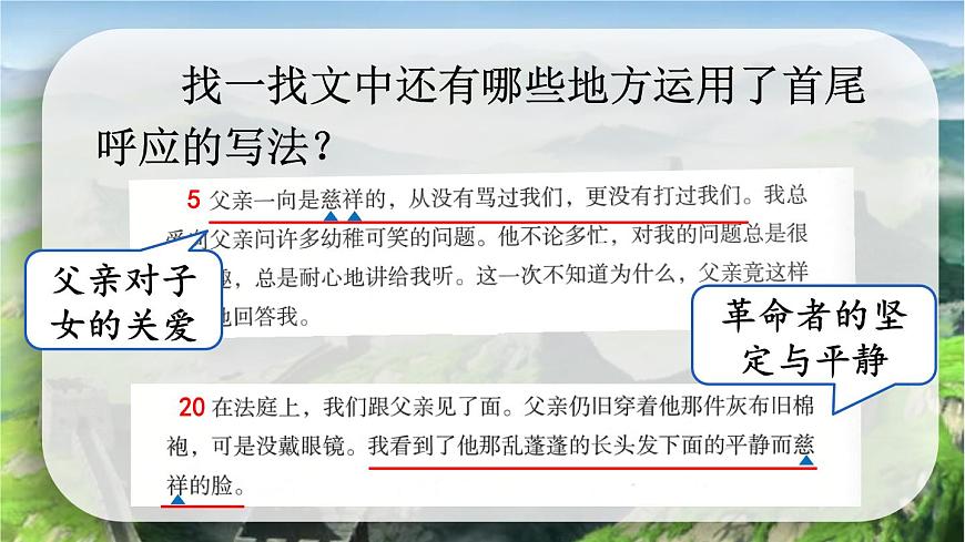 统编版（2024）六年级语文下册11十六年前的回忆第2课时课件第5页