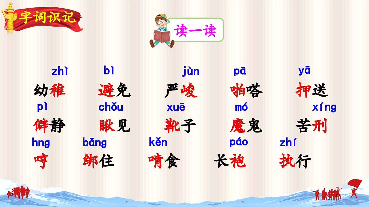 新统编版小学语文六下 4-11《十六年前的回忆》课件（第一课时）第3页