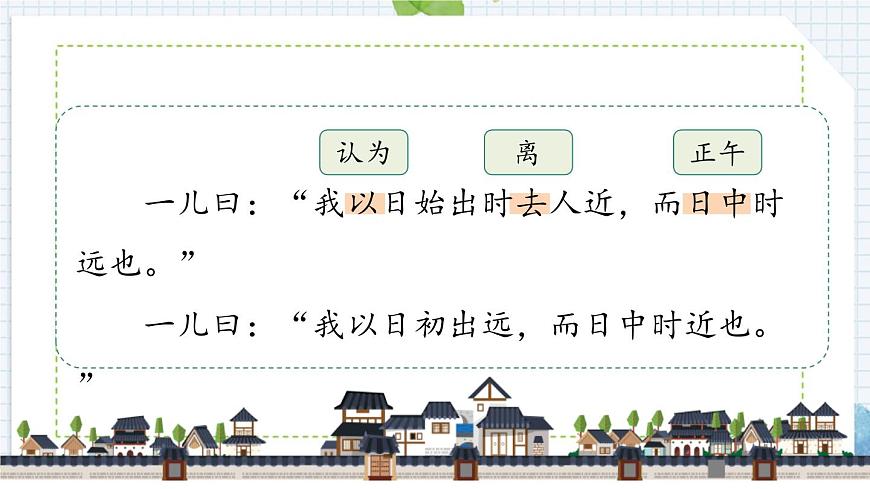 统编版（2024）六年级语文下学期14文言文二则-两小儿辩日课件第4页