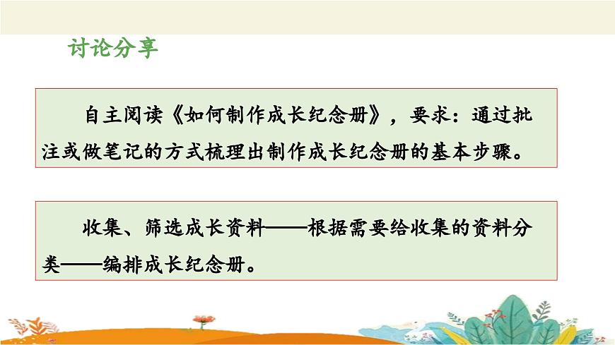 新统编版小学语文六下 第六单元《综合性学习：回忆往事》教学课件（第二三阶段）第7页