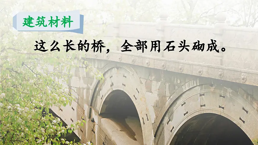新统编版小学语文三下 3-11《赵州桥》教学课件（第二课时）第4页