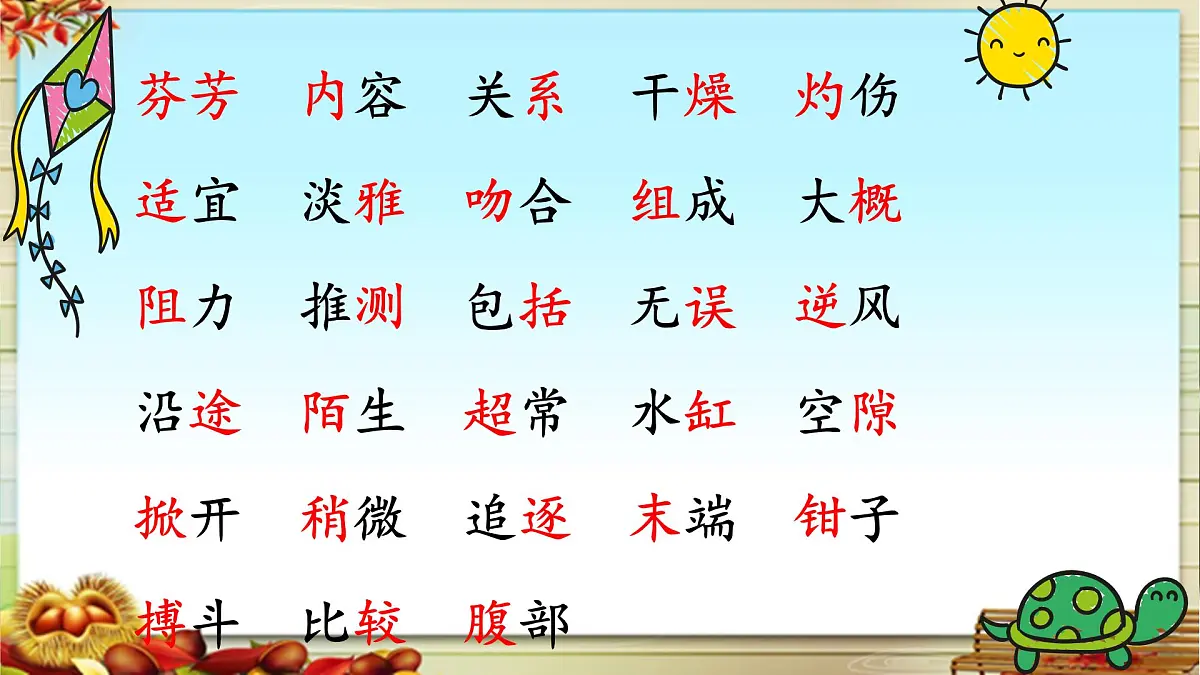 新统编版小学语文三下 《第四单元复习课》教学课件第4页