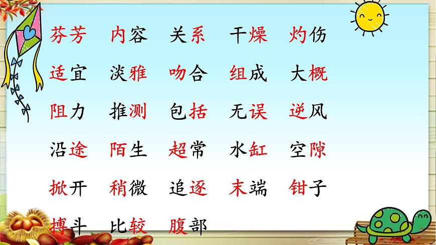 新统编版小学语文三下 《第四单元复习课》教学课件第4页