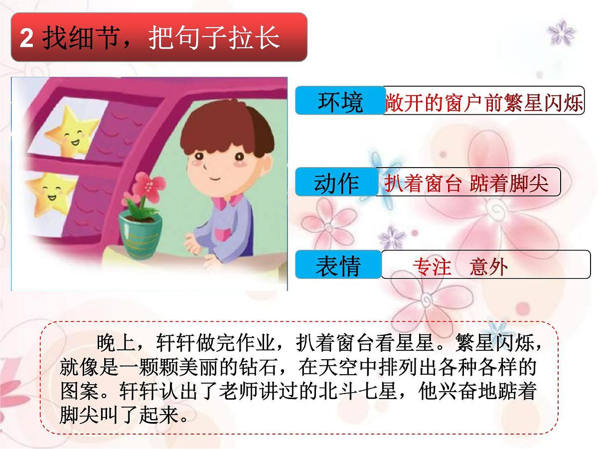 部编版小学语文一下看图写话ppt课件5看星星第3页