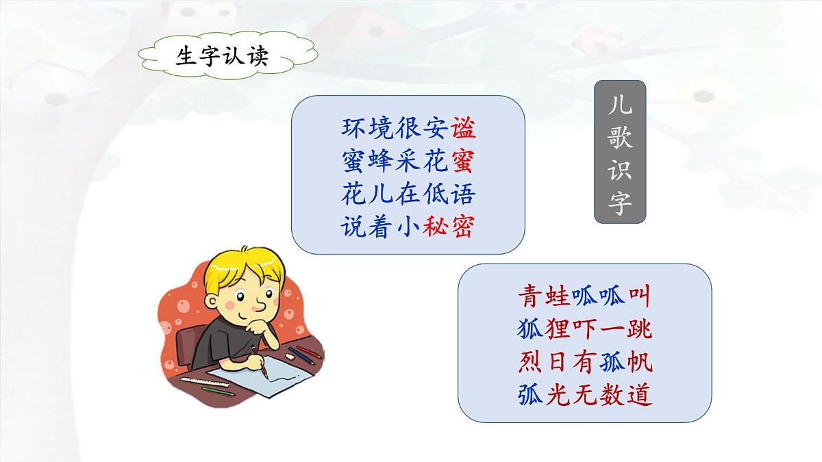 新统编版小学语文三下 5-17《我变成了一棵树》课件（第一课时）第8页