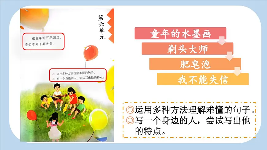 新统编版小学语文三下 6-18《童年的水墨画》新课标课件（第一课时）第2页