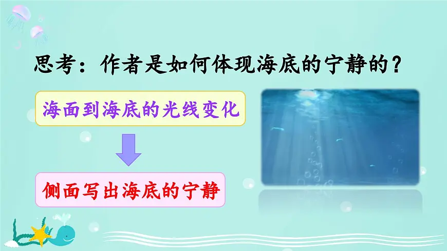 新统编版小学语文三下 7-23《海底世界》课件（第二课时）第4页