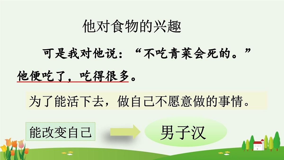 新统编版小学语文四下 6-20《我们家的男子汉》课件（第二课时）第4页