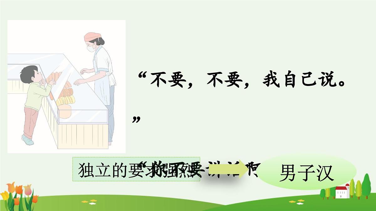 新统编版小学语文四下 6-20《我们家的男子汉》课件（第二课时）第8页
