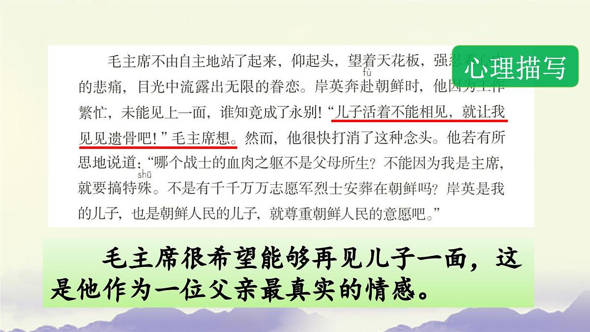 新统编版小学语文五下 4-10《青山处处埋忠骨》课件（第二课时）第5页