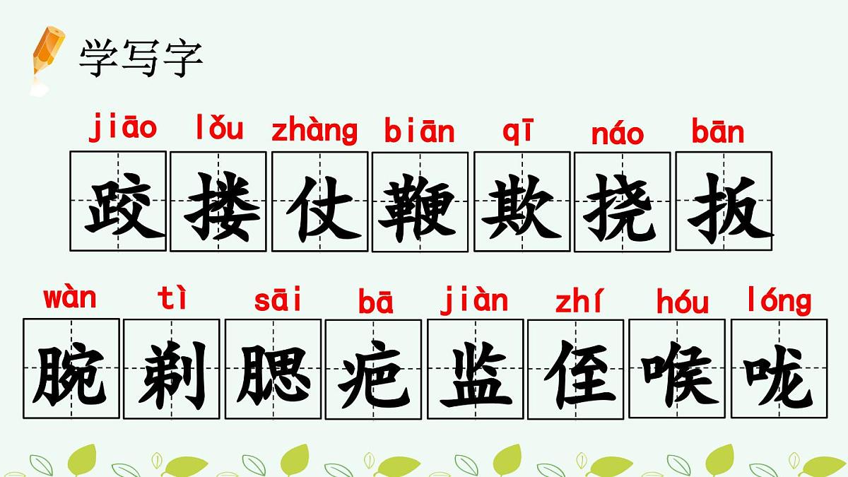 新统编版小学语文五下 5-13《人物描写一组》课件（第一课时）第6页