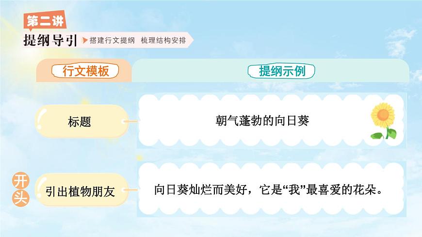 统编版三年级语文下册课件第一单元《习作：我的植物朋友》第8页