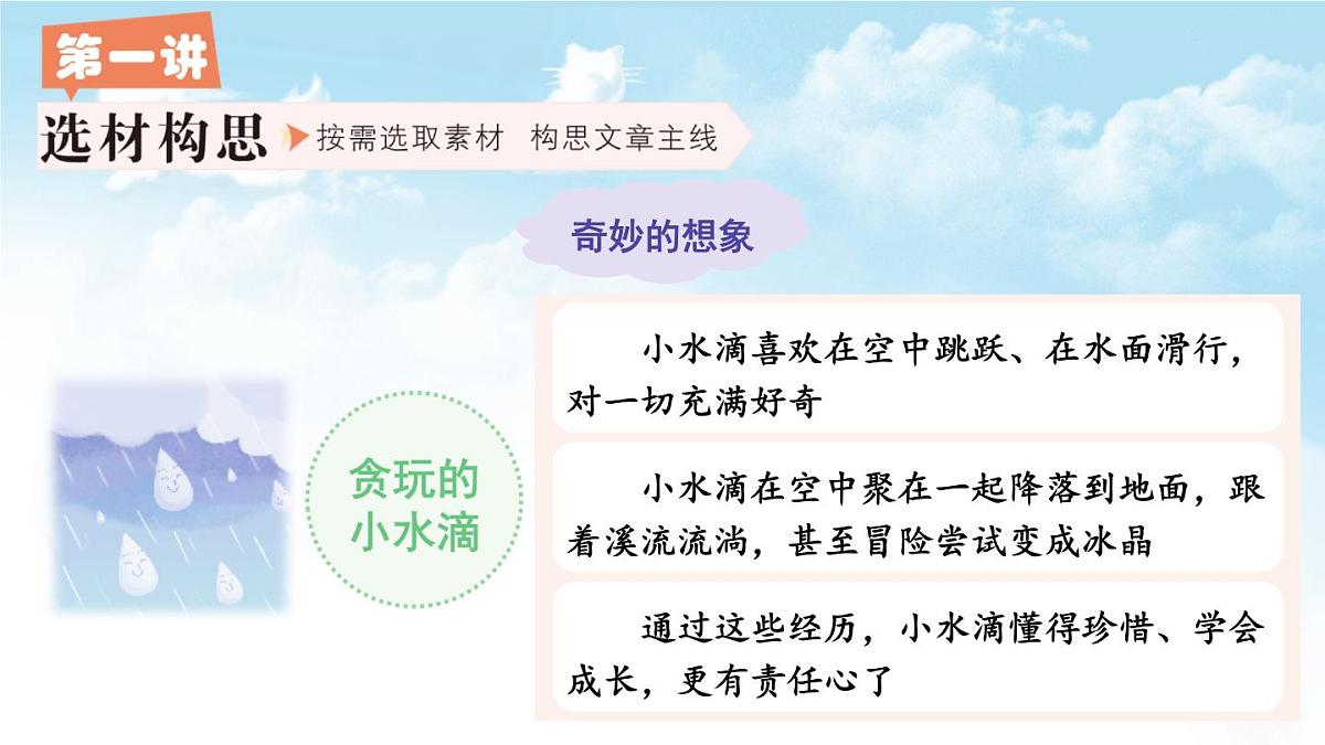 统编版三年级语文下册课件第五单元《习作：奇妙的想象》第7页