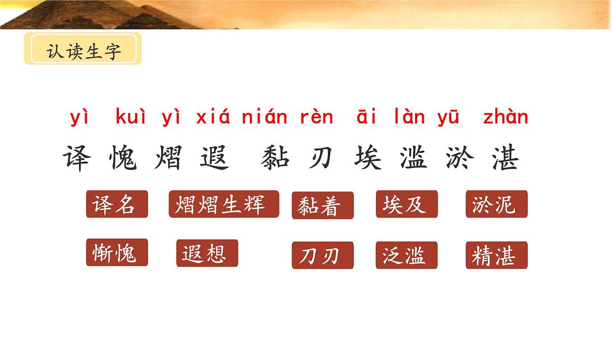新统编版小学语文五下 7-20《金字塔》课件第6页