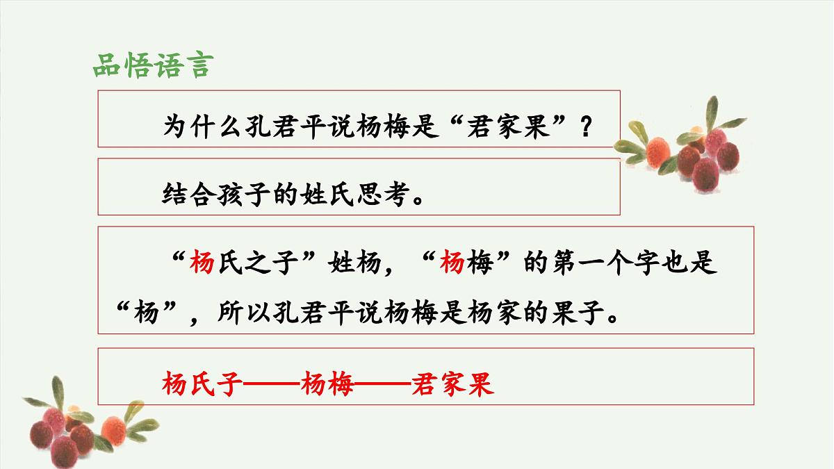 新统编版小学语文五下 8-21《杨氏之子》教学课件（第二课时）第4页