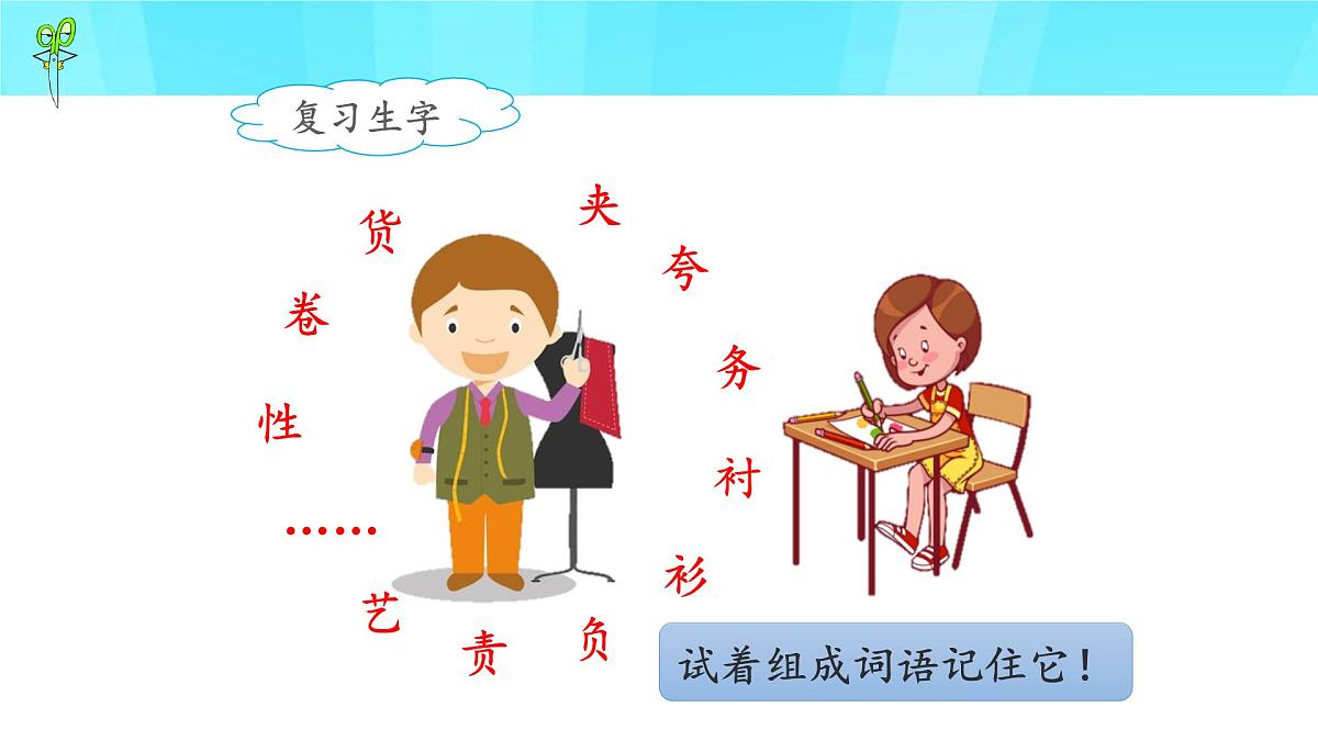 新统编版小学语文三下 8-25《慢性子裁缝和急性子顾客》课件（第二课时）第3页