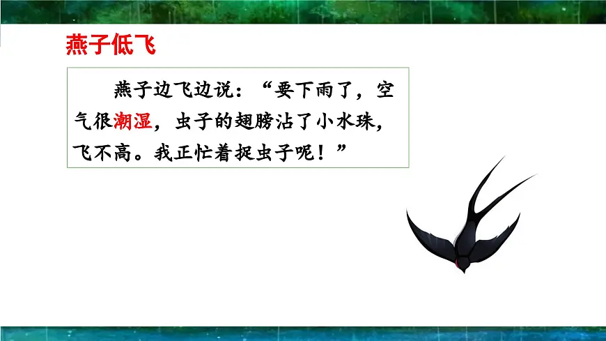 新统编版小学语文一下 课文4 13《要下雨了》 课件（第二课时）第8页