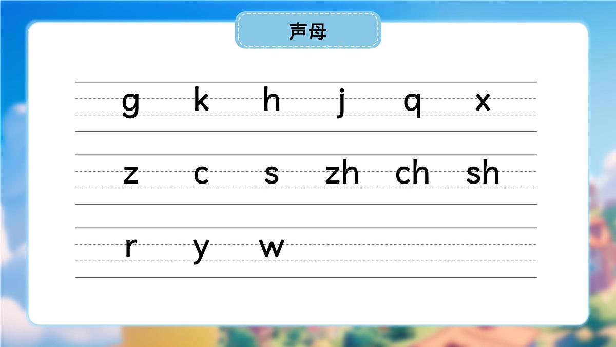 第三单元复习 课件 部编版语文一年级上册第3页