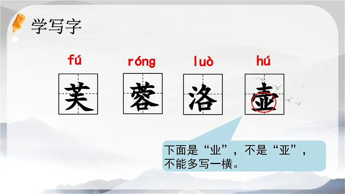 新统编版小学语文四下 7-22《芙蓉楼送辛渐》课件第8页