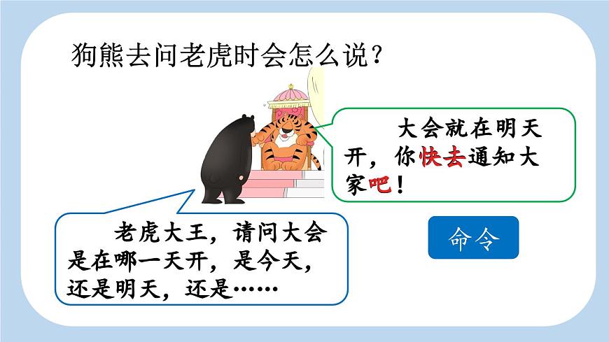 新统编版小学语文一下 课文5 16《动物王国开大会》新课标课件（第二课时）第7页