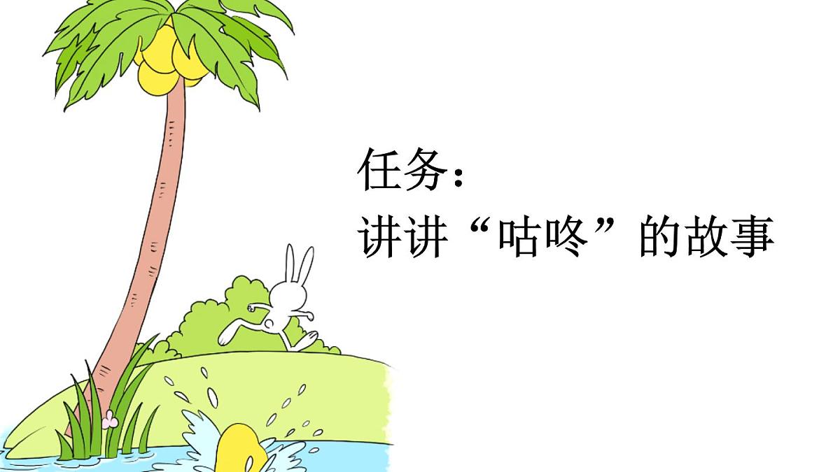 新统编版小学语文一下 课文6 19《咕咚》新课标课件（第一课时）第2页
