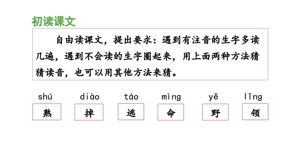 新统编版小学语文一下 课文6 19《咕咚》 课件（第一课时）第7页