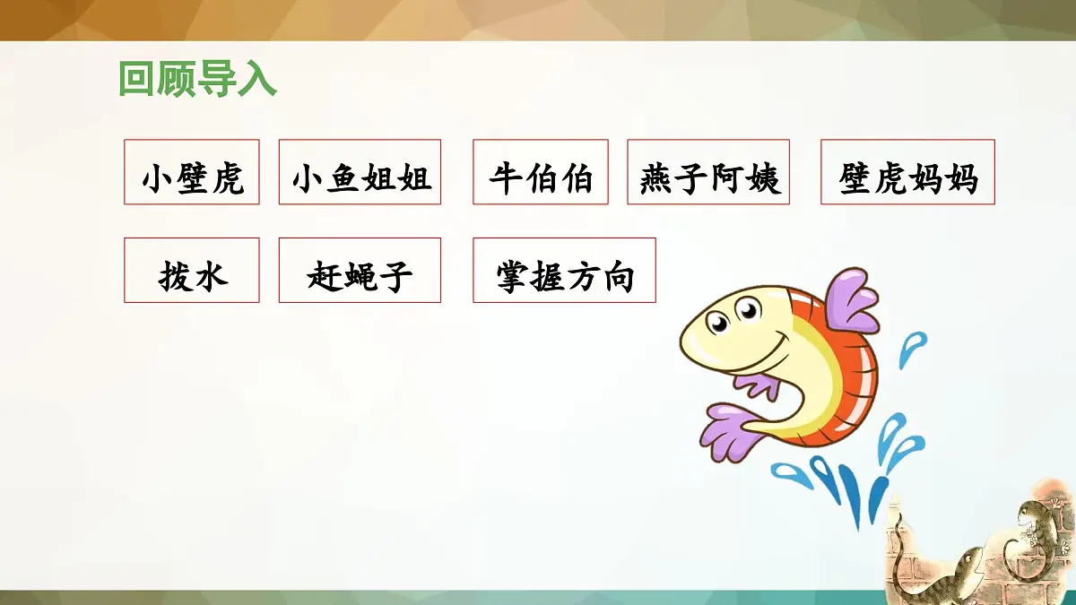 新统编版小学语文一下 课文6 20《小壁虎借尾巴》 课件（第二课时）第5页