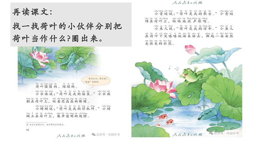 第12课《荷叶圆圆》课件 部编版语文一年级下册第8页