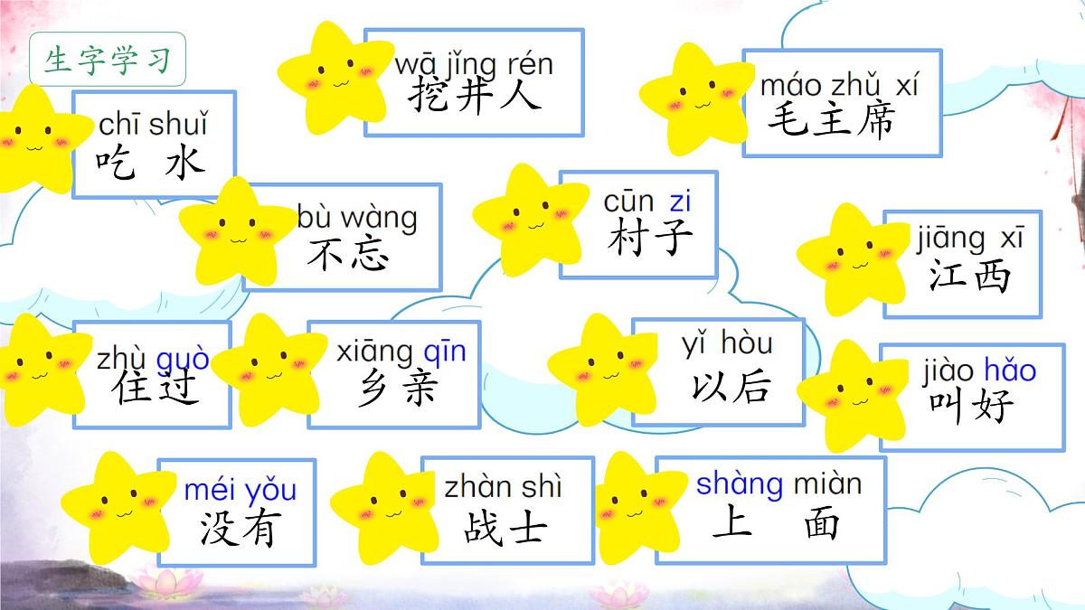 小学语文统编版（2024）一年级下册2.2 吃水不忘挖井人 课件5第7页