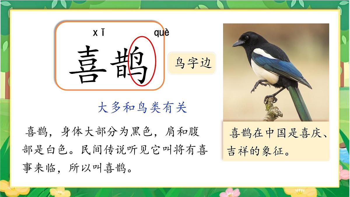 小学语文统编版（2024）一年级下册3.5 树和喜鹊 课件第1页