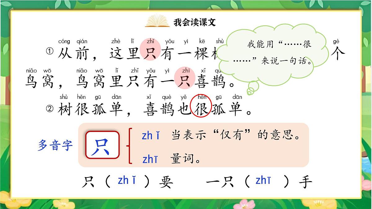 小学语文统编版（2024）一年级下册3.5 树和喜鹊 课件第5页