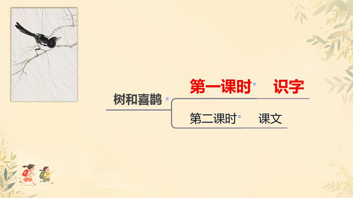 小学语文统编版（2024）一年级下册3.5 树和喜鹊 课件第2页