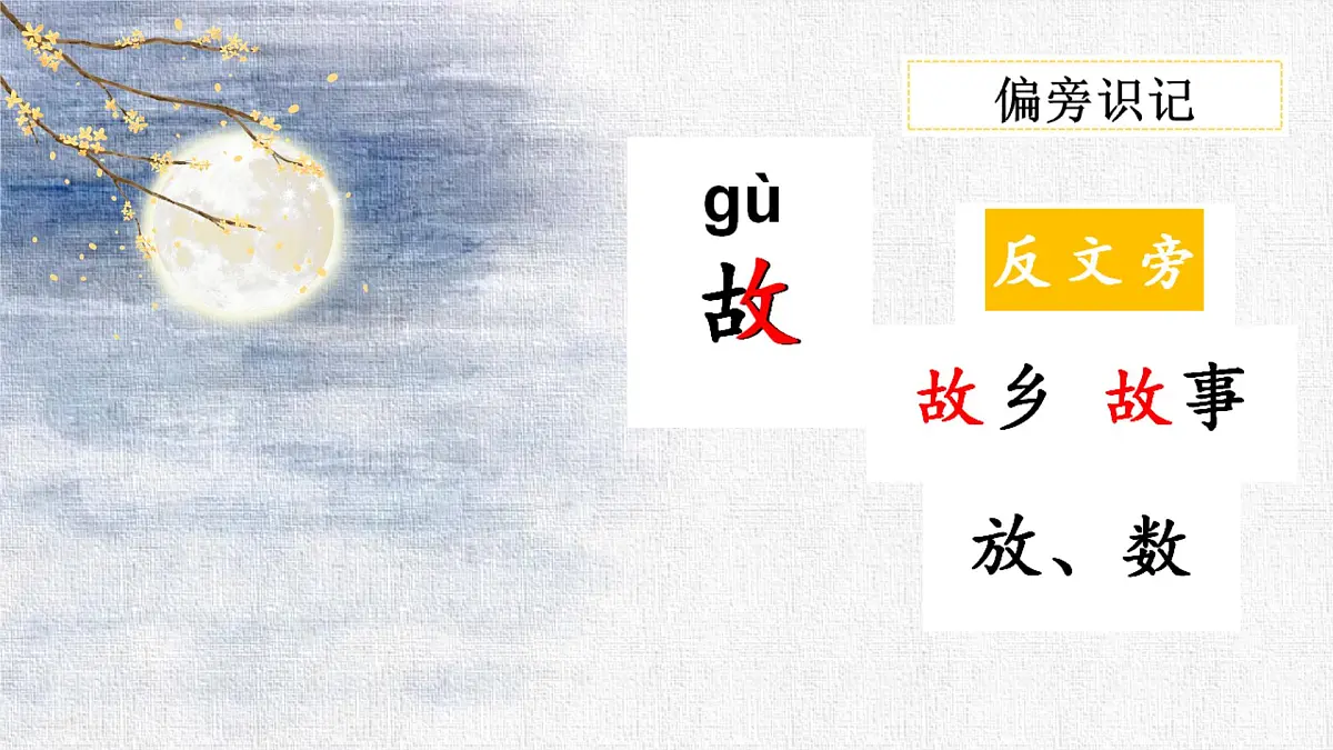 小学语文统编版（2024）一年级下册4.7 静夜思 课件第7页