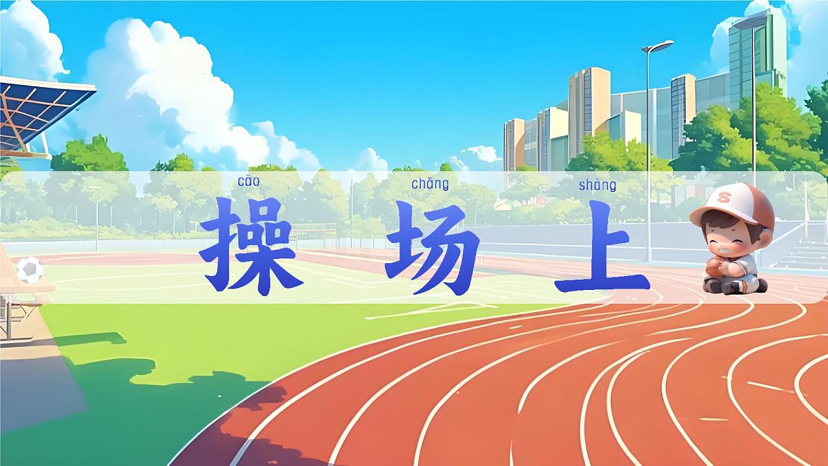 小学 语文统编版（2024）一年级下册5.7 操场上 课件第1页